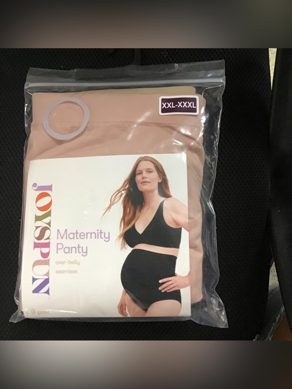 Joyspun Women’s Maternity Over the Belly Seamless Panties 3 pk